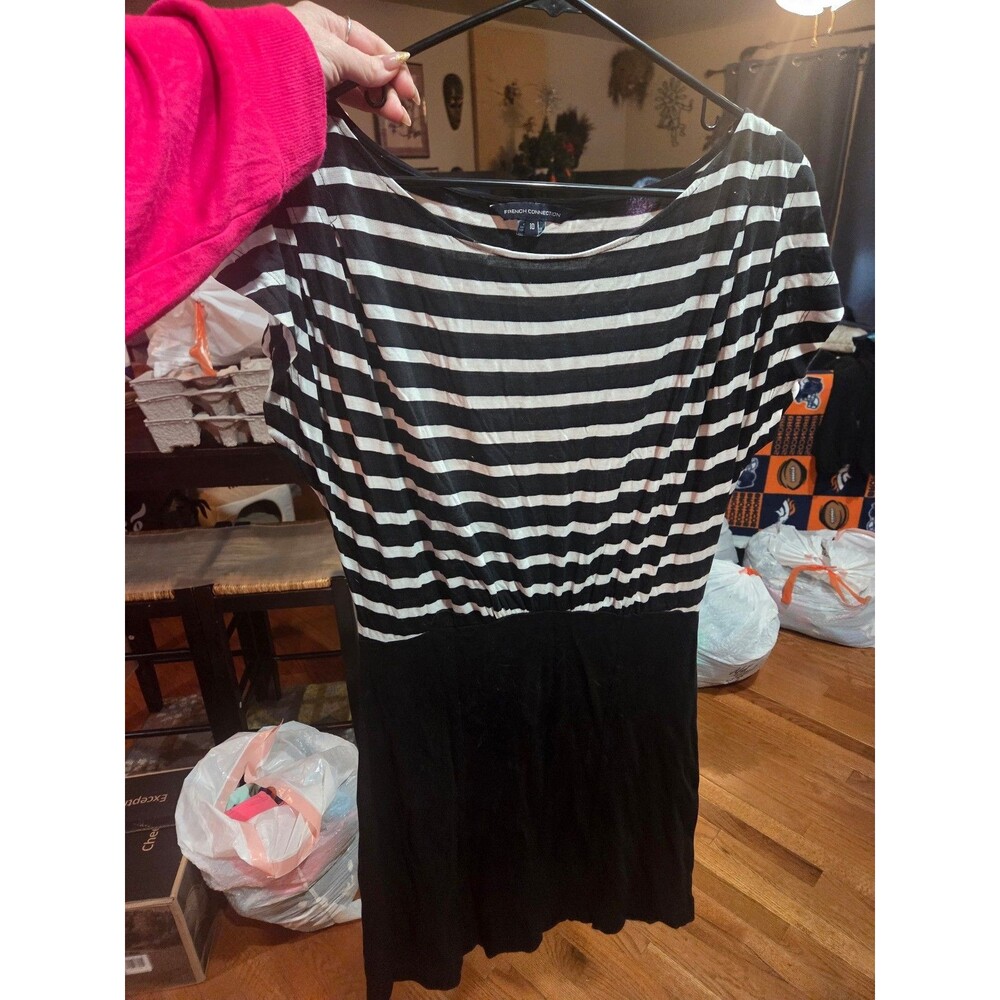 B&W Form Fitting Dress